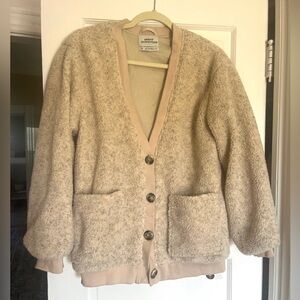 NWOT urban outfitters teddy cardigan size S
